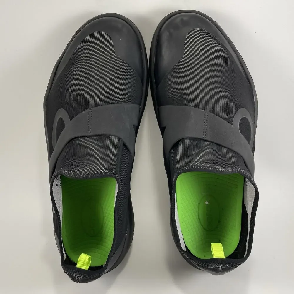 Oofos Oomg Eezee Low Slip On Shoes Mens Size 12 Black Comfort Recovery Sneaker